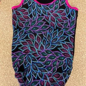 Plum gymnastics leotard